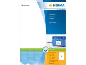 Etikett HERMA premium A4 210x297mm (100) 